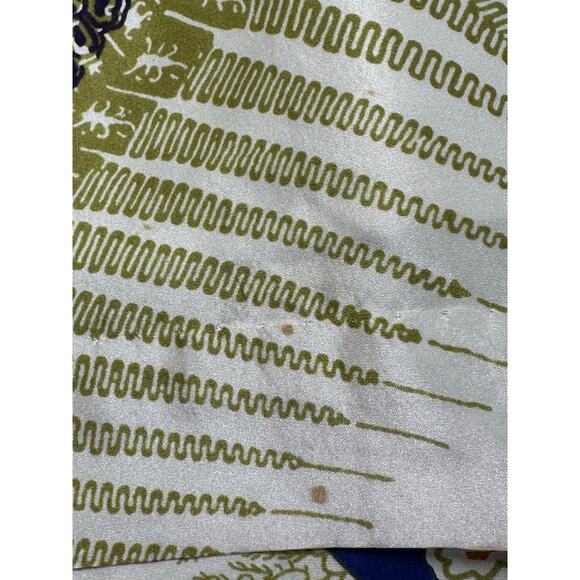 Edme & Esyllte Anthropologie Dress Women Medium Geo Scarf Print 100% Silk Boho - Picture 9 of 9